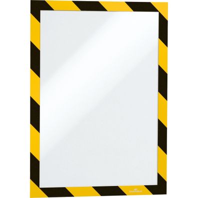 Durable Info-Rahmen A4 ge/sw 2St DURAFRAME® Security selbstkl