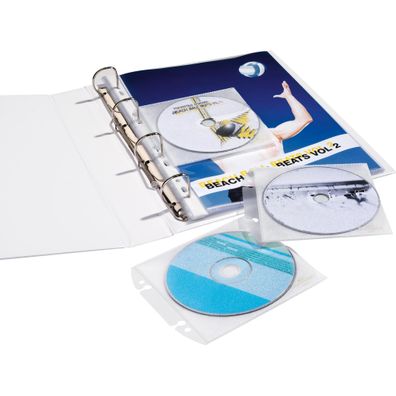 Durable CD Hülle CD COVER EASY 10St transparent für 1 CD