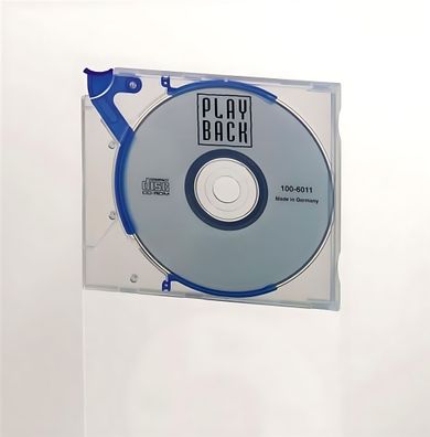 Durable CD BOX für 1 CD bl 5St CD Entnahme m Hebelmechanik