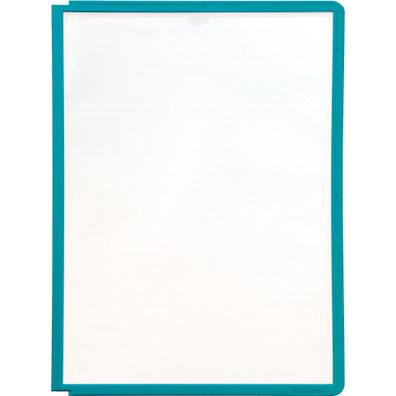 Durable Sichttafel DIN A4 gn SHERPA farbiger Kunststoffrahmen