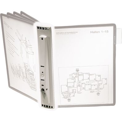 Durable Sichttafelsystem Tafelträger gr SHERPA wall f 5Tafeln