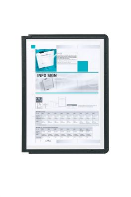 Durable Sichttafel A5 für 5506 Farbiger Kunststoffrahmen