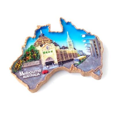Magnet Australien Map 'Melbourne' 8 cm 1 St