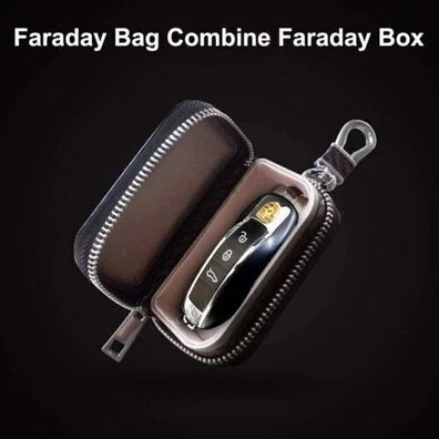 Keyless Go Schutz Autoschlüssel Etui Tasche RFID Signal Blocker Schlüssel Hülle