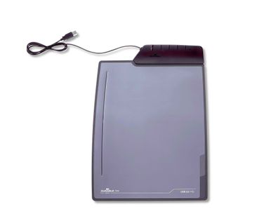 Durable Schreibunterlage USB Hub sw 330x405mm m transp Register