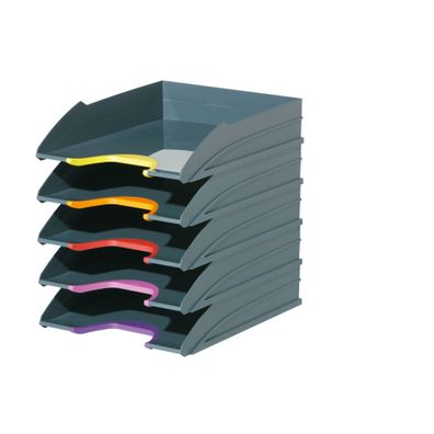 Durable Briefablageschale C4 gr 5St Varicolor stapelbar