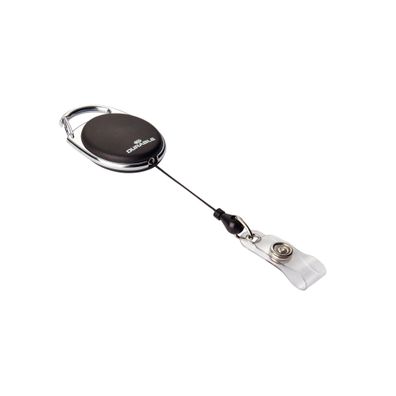 Durable Aufrollmechanismus sw 10St 80cm STYLE Druckknopfschlaufe