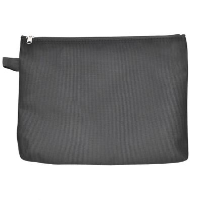 FSY Reissverschluss-Beutel A4, mit Zip, Nylon schwarz, 1 Stück