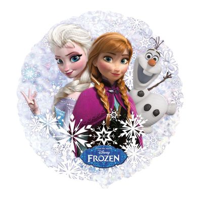 Disney Frozen Die Eiskönigin Rund - Folienballon 50 cm Folienballon Luftballon