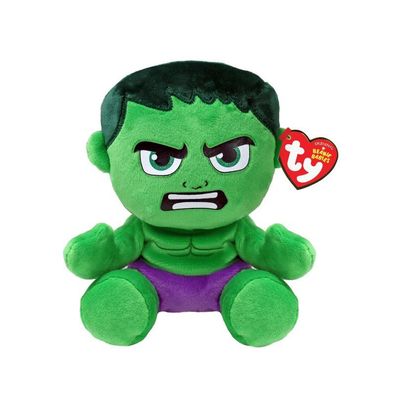 Ty 44004 Marvel Hulk Plüschfigur Soft 15 cm Avengers Kuscheltier Stofftier