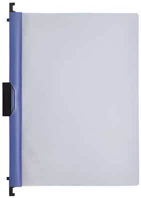FSY Combi-Clip-Mappe, Transparent, blau, 1 Stück