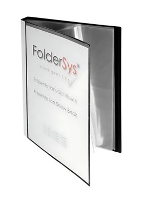 FSY Präsentations-Sichtbuch, 30 Hüllen, PP, schwarz, 1 Stück