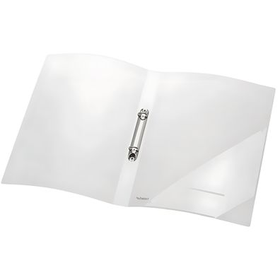 FSY PP-Ringbuch A4, 2 Ringe, 25mm, farblos transluzent, 1 Stück