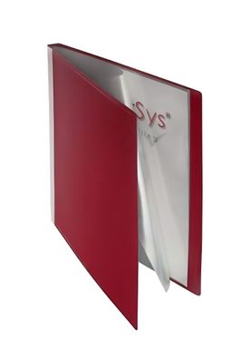 FSY Sichtbuch, 1 Stück Hüllen, PP, rot, 1 Stück