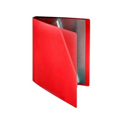 FSY Sichtbuch flexibel, 40 Hüllen, A4, PP rot transparent, 1 Stück