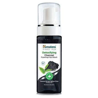 Himalaya Aktivkohle Reinigungsschaum, 150 ml - Sanfte Detoxpflege und Erfrischun