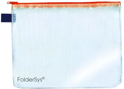 FSY Reissverschluss-Beutel A6, mit Zip, orange, 1 Stück
