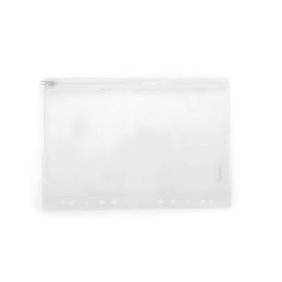 FSY Sammelhülle A4 aus PVC mit Zip, klar, 1 Stück