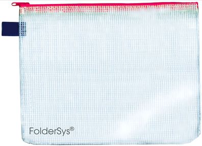 FSY Reissverschluss-Beutel B6, mit Zip, rot, 1 Stück