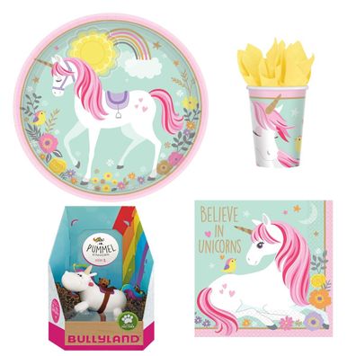 Unicorn Einhorn Party Torte Kuchen Deko Pummeleinhorn Chubby Figur Geburtstag