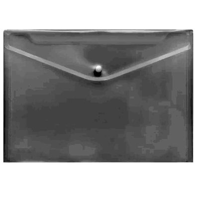 FSY Sichttasche, A4, Druckknopf, Transparent, farblos, neutral 1 Stück