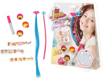 Soy Luna 70031101 Color Your Hair Set Frisieren Wimperntusche Haarsträhne