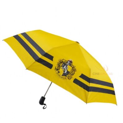 Harry Potter Regenschirm Hufflepuff Umbrella Hogwarts NEU NEW