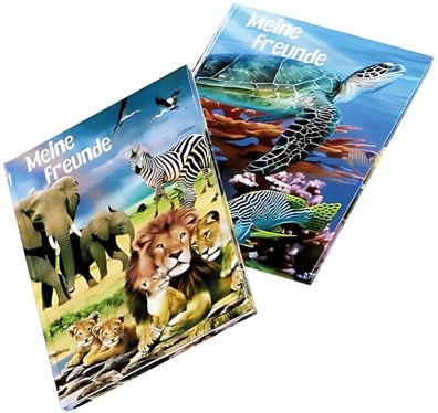 Freundebuch Wild Friends sortiert 60S