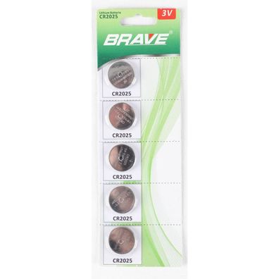 24x Knopfzellen Batterien Lithium 5er CR2025 3V Uhren Industrial Universal Strom