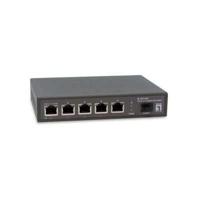 LevelOne Switch, 6x GE GEP-0625 2.5GbE, 57W, 8xPoE+ sw