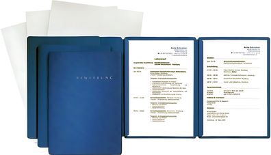 Pagna Bewerbungsset Special Basic blau 3St