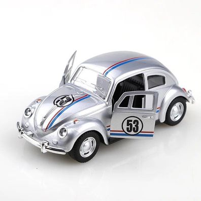 1:38 Vintage Die-Cast Racing Car Toy - High-Quality Metal Alloy, Manual Model