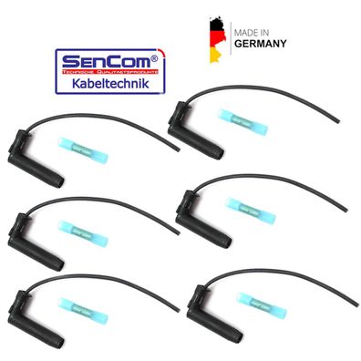 6x Reparatursatz Kabel Stecker Glühkerze Glühkerzenstecker für VW Seat Audi Skoda Ope