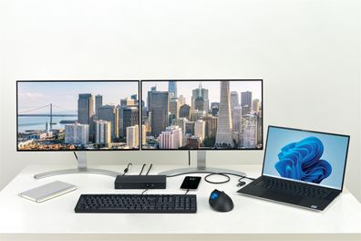 Kensington K33603EU Dual Docking Station SD4781P EQ USB-C+A 4K, schwarz