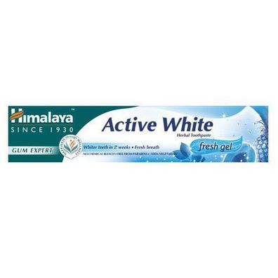 Himalaya Active White Kräuter-Zahngel, 75 ml - Professionelle Zahnaufhellung