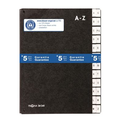 Pagna Pultordner Classic 24 Fächer A-Z schwarz
