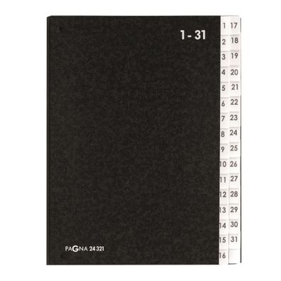 Pagna Pultordner Classic 32 Fächer 1-31 schwarz