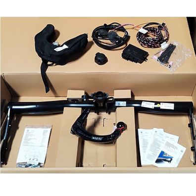 VW Polo VI 2G AHK Anhängerkupplung abnehmbar 2G0092150B mit Elektro-Einbausatz 13-pol