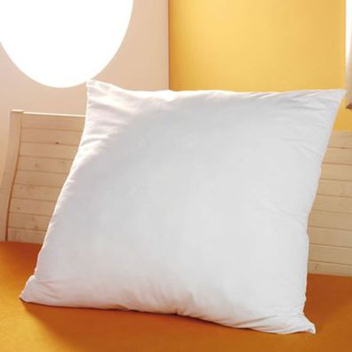 Federkopfkissen 80x80cm Schlafkissen Nackenkissen Bettzeug Hautsympathisch 1200g