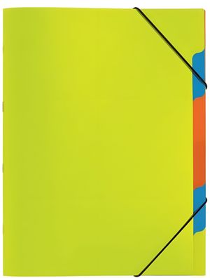 Pagna Ordnungsmappe Funky School PP 5 Fächer lindgrün