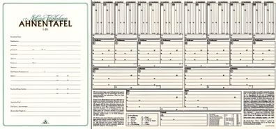 RNK Ahnentafel 1-31 A3/A4 4002871280099