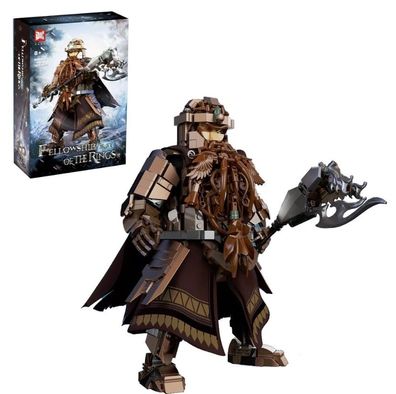 Herr der Ringe - Gimli Zwerg Klemmbausteine- Set 1033 PCS. Neu| Ohne OVP