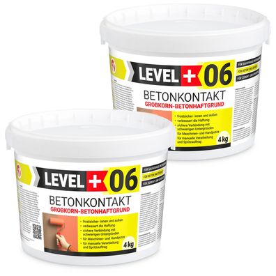 Betonkontakt 8kg Schnell Trocknend Grundierung Holz Haftgrund Innen Außen L+06