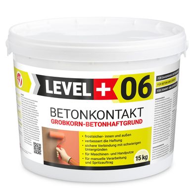 Haftgrund 15kg Profi Betonkontakt Grundierung Schnell Trocknend Innen Außen L+06