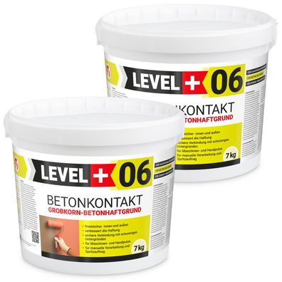 Haftgrund 14kg Profi Betonkontakt Grundierung Schnell Trocknend Innen Außen L+06