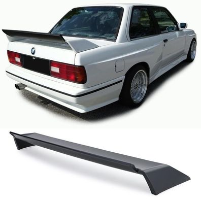 Heckspoiler Heckflügel Evo Sport Look aus ABS passt für 3er BMW E30 1982-1993