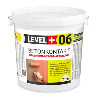 Haftgrund 25kg Profi Betonkontakt Grundierung Schnell Trocknend Innen Außen L+06