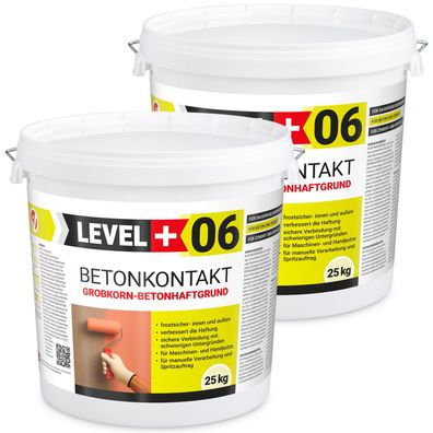 Haftgrund 50kg Profi Betonkontakt Grundierung Schnell Trocknend Innen Außen L+06