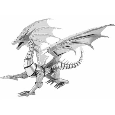 METAL EARTH 3D-Puzzle Silberner Drache (ICONX)