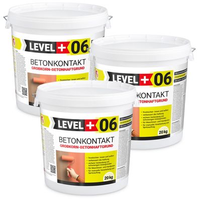 Haftgrund 60kg Profi Betonkontakt Grundierung Schnell Trocknend Innen Außen L+06